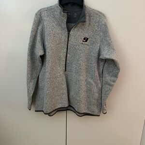 NASCAR Gray Quarter-Zip Pullover